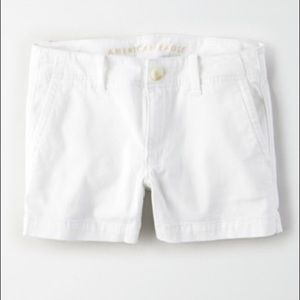 AE Khaki Midi Shorts